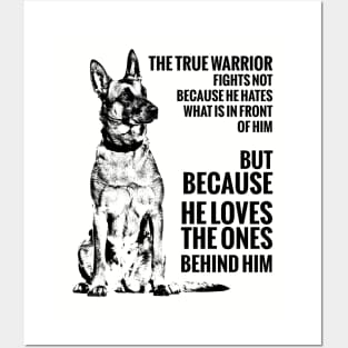 Malinois  - Belgian shepherd - Mechelaar Posters and Art